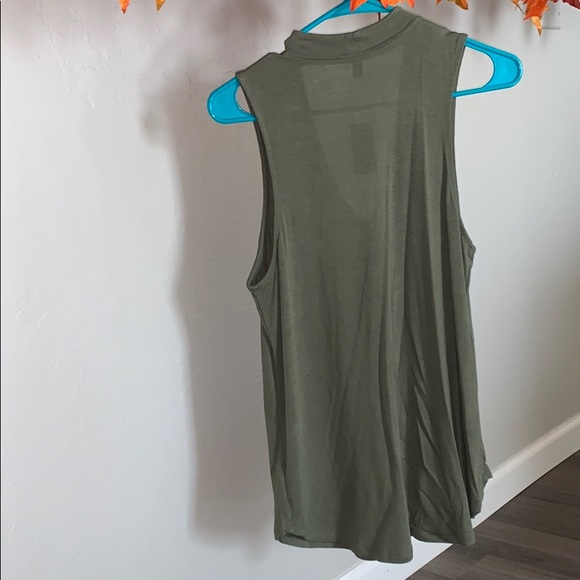 Olive Green Express Top - Picture 3 of 3